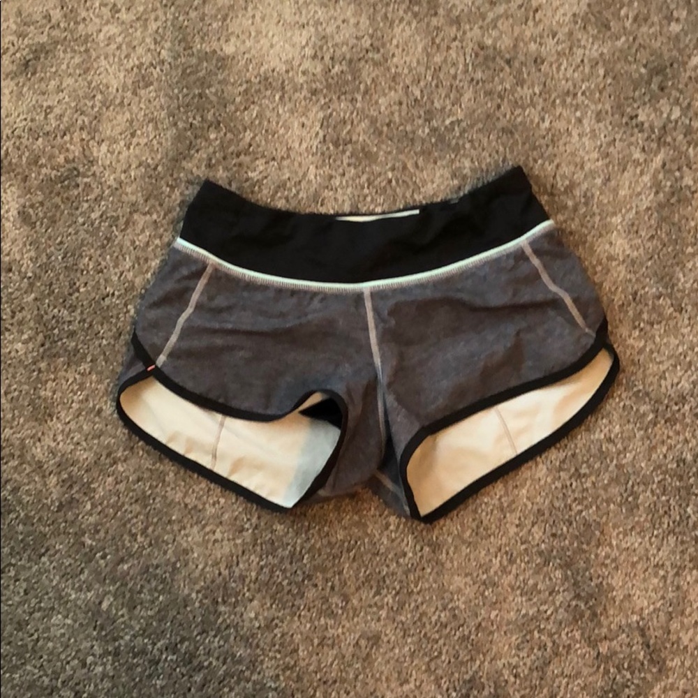 Lululemon run speed shorts 2.5” length size 2